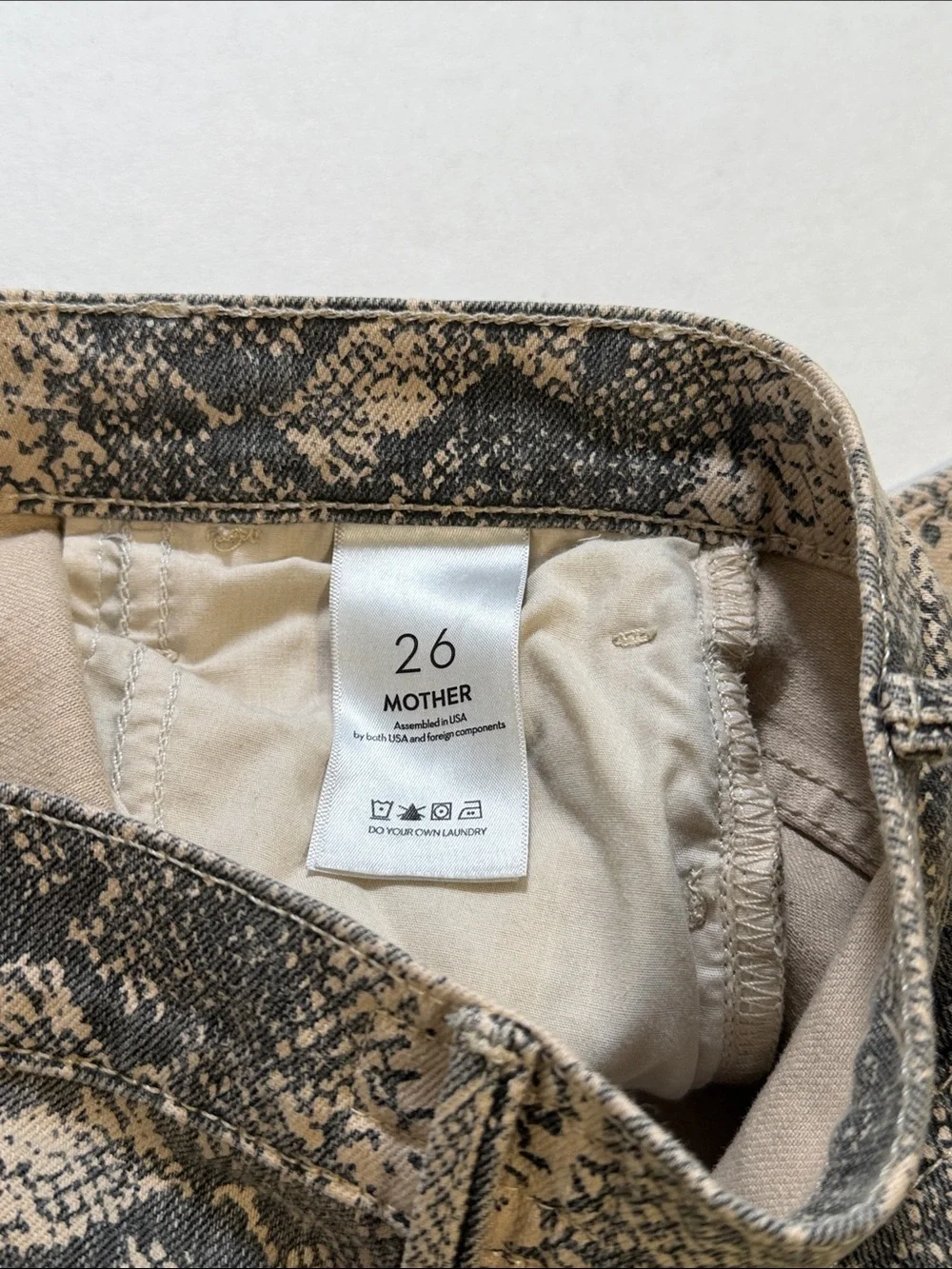 Mother The Hustler Flood Snake Jeans